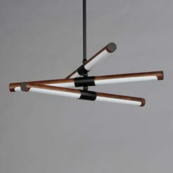 Rollo Multi-Light LED Pendant Light -City Lights Store et2 lighting rollo led linear pendant light 07