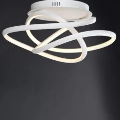 Twisted LED Flush Mount Ceiling Light 12 Twisted LED Flush Mount Ceiling Light -City Lights Store et2 lighting twisted led flush mount ceiling light 04