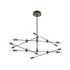 Albany LED Sputnik Chandelier -City Lights Store eurofase albany led sputnik chandelier 02