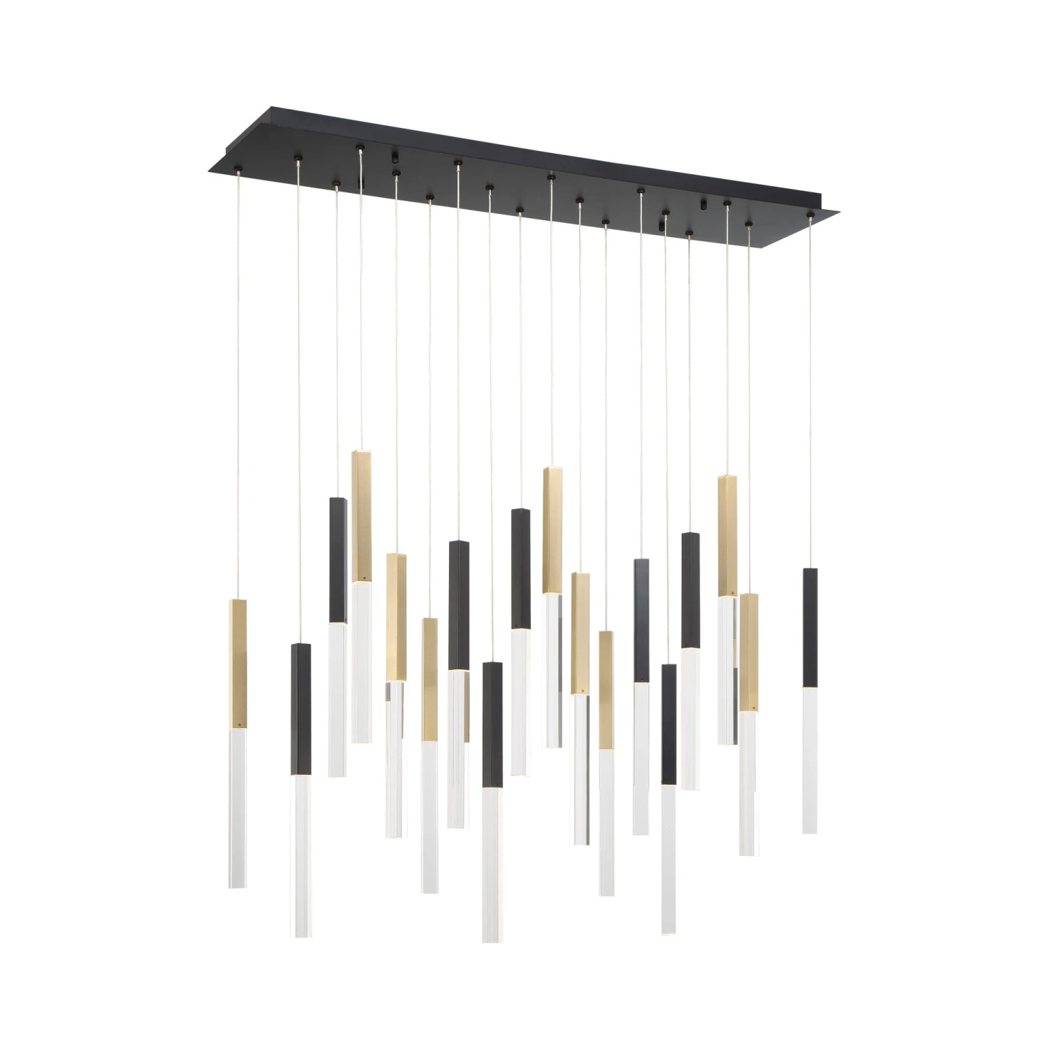 Benicio LED Rectangle Chandelier 3 Benicio LED Rectangle Chandelier