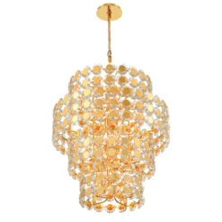 Perrene Multi Tier Chandelier -City Lights Store eurofase perrene multi tier chandelier 04