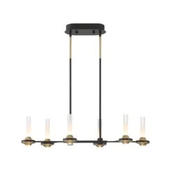 Torcia LED Linear Pendant Light -City Lights Store eurofase torcia led linear pendant light 01