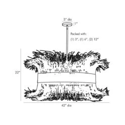 Filamento Chandelier -City Lights Store filamento chandelier line drawing ha