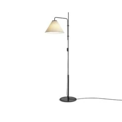 Marset Funiculi Floor Lamp With Fabric Shade