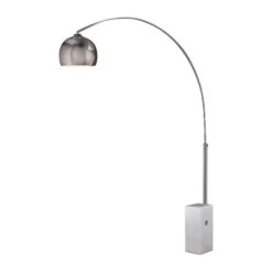 George's Reading Room 1 Light Arc Floor Lamp