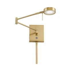 George's Reading Room P4308 LED Swing Arm Wall Light -City Lights Store georges reading room p4308 led swing arm wall light 03