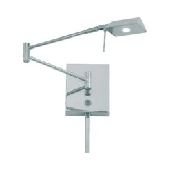 George's Reading Room P4318 LED Swing Arm Wall Light