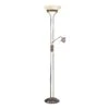 George's Reading Room Torchiere Floor Lamp With Reading Light -City Lights Store georges reading room torchiere led floor lamp with reading light 01