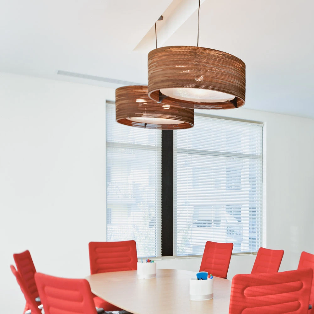 Drum Pendant Light 4 Drum Pendant Light - Image 2