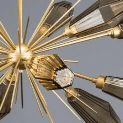Aalto Oval Starburst LED Chandelier -City Lights Store hammerton studio aalto oval starburst led chandelier 05