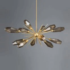 Aalto Oval Starburst LED Chandelier -City Lights Store hammerton studio aalto oval starburst led chandelier 06