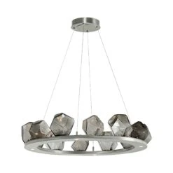 Gem Ring LED Chandelier 38 Gem Ring LED Chandelier -City Lights Store hammerton studio gem ring led chandelier 05