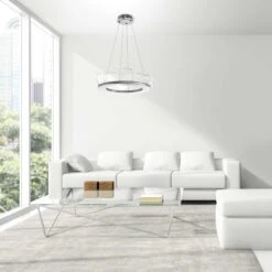 Gem Ring LED Chandelier 24 Gem Ring LED Chandelier -City Lights Store hammerton studio gem ring led chandelier lifestyle 02 d99de09d 920c 4b28 95db 96c564ffdbf3