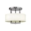 Hampton Drum Semi-Flush Ceiling Light -City Lights Store hinkley hampton semi flush ceiling light 01a