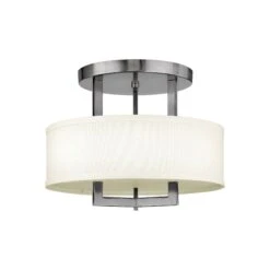 Hampton Drum Semi-Flush Ceiling Light