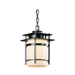 Banded Outdoor Pendant Light