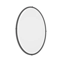 Beveled Oval Mirror