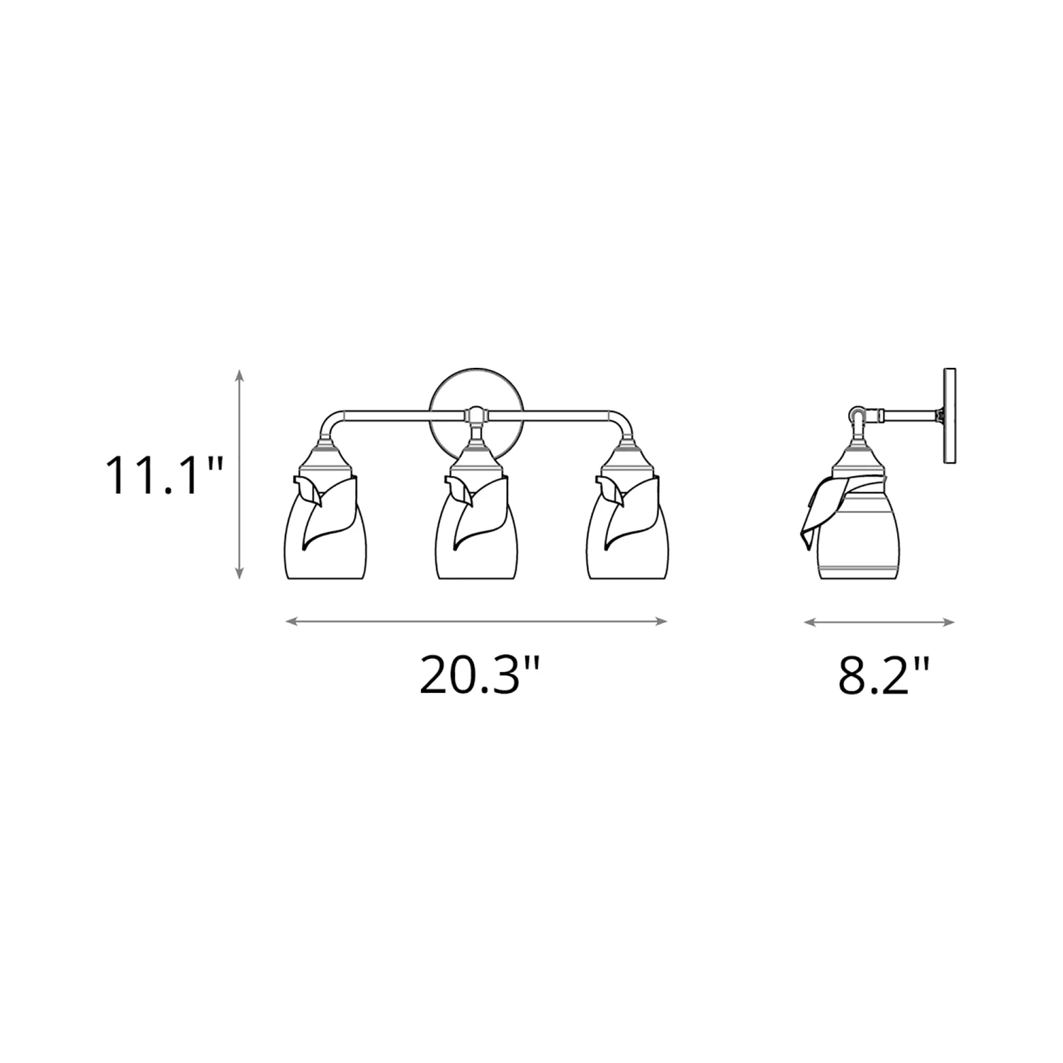 Lapas Bath Vanity Light 13 Lapas Bath Vanity Light - Image 11