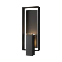 Shadow Box Outdoor Vertical Wall Light