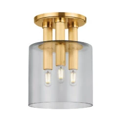 Crystler Semi-Flush Mount Ceiling Light
