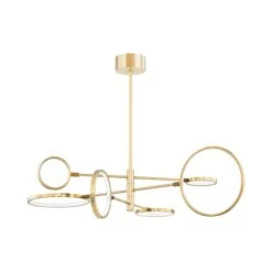 Saturn LED Chandelier 19 Saturn LED Chandelier -City Lights Store hudson valley saturn led chandelier 01