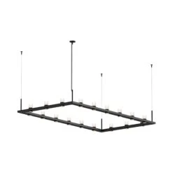Intervals® Rectangle LED Suspension Light -City Lights Store intervals rectangle led suspension light 01