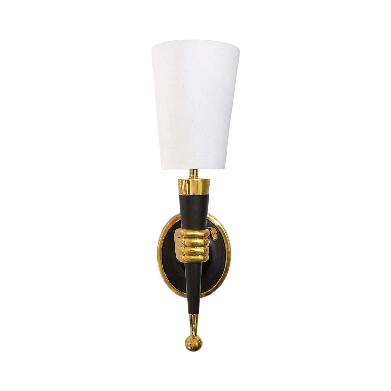 Jonathan Adler Brass Hand Wall Light 3 Jonathan Adler Brass Hand Wall Light