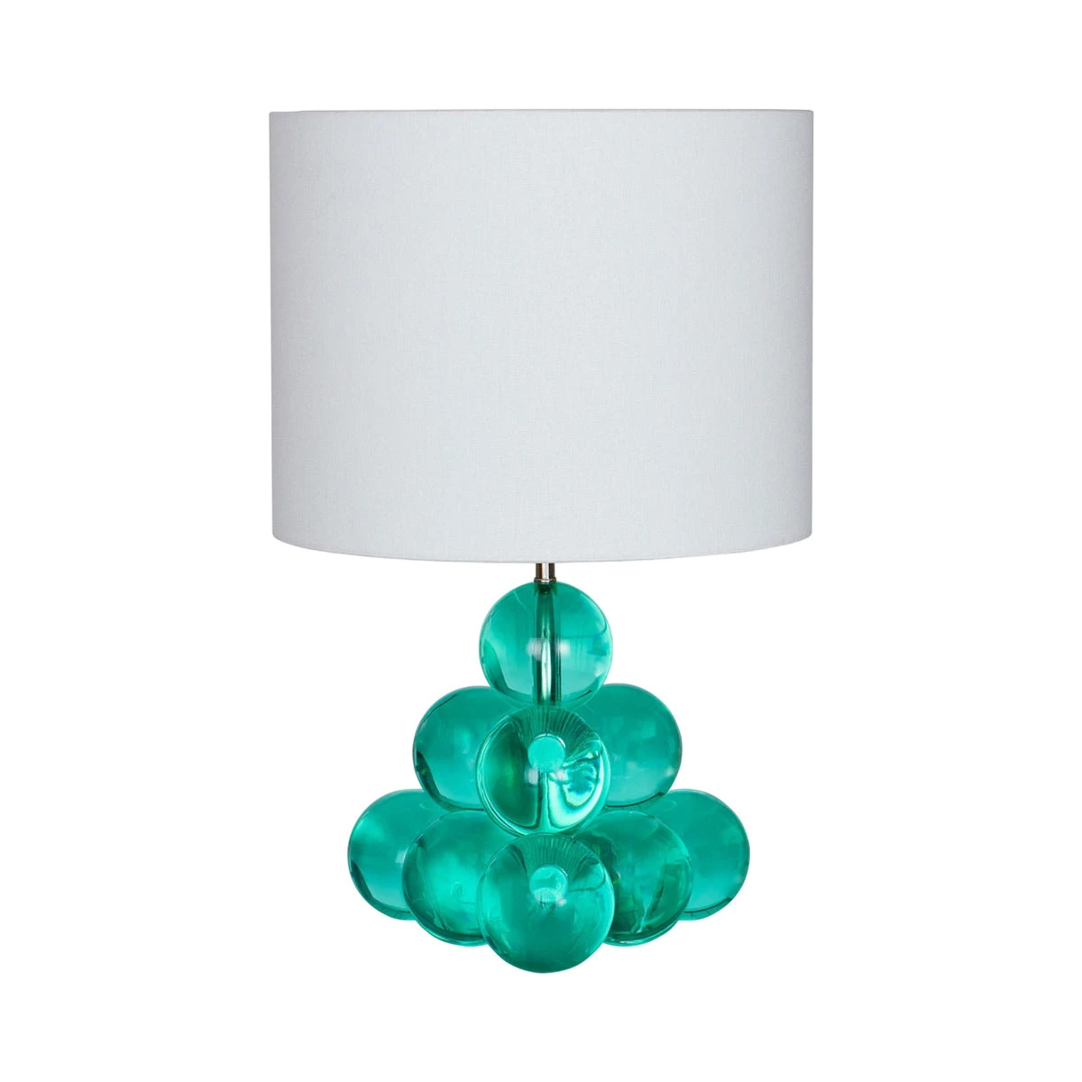 Jonathan Adler Globo Pyramid Table Lamp 4 Jonathan Adler Globo Pyramid Table Lamp - Image 2