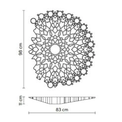 Notredame LED Ceiling / Wall Light 27 Notredame LED Ceiling / Wall Light -City Lights Store karman notredame led ceiling wall light line drawing 02
