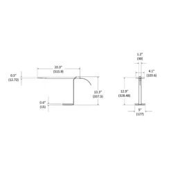 Gravy LED Desk Lamp 22 Gravy LED Desk Lamp -City Lights Store koncept lighting gravy led desk lamp line drawing