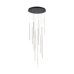 Chute Round LED Pendant Light -City Lights Store kuzco chute round led pendant light 03