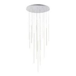 Chute Round LED Pendant Light -City Lights Store kuzco chute round led pendant light 06