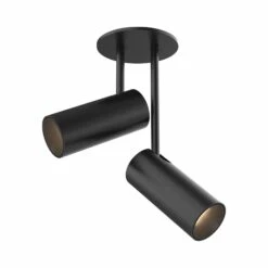 Downey LED Semi Flush Ceiling Light -City Lights Store kuzco downey led semi flush ceiling light 11