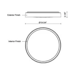 Essex LED Flush Mount Ceiling Light - Take Me Home -City Lights Store kuzco essex led flush mount ceiling light line drawing 02 nh b2f40cc2 86d4 4373 84ad 5d55f97cf6c0