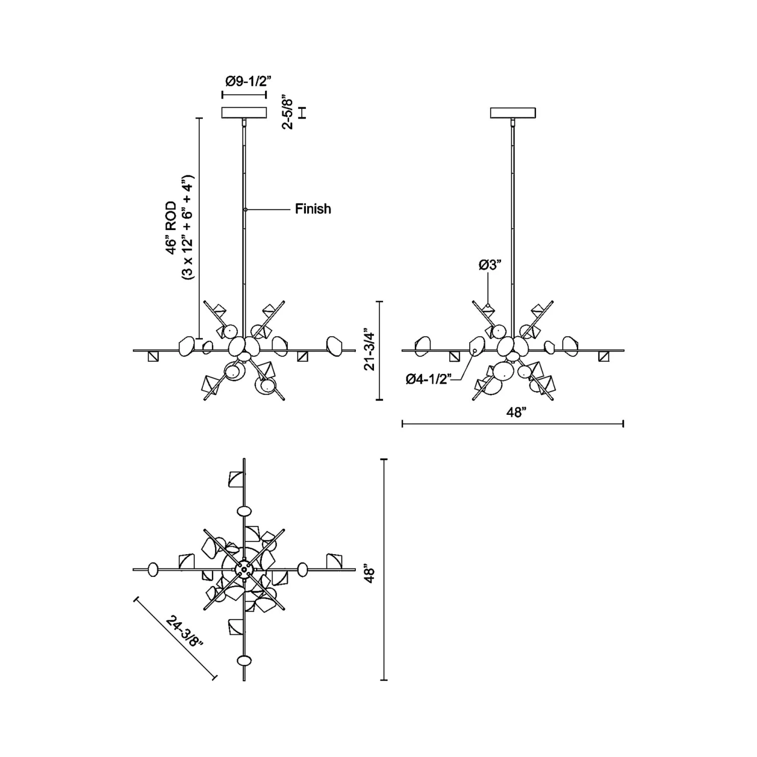 Geode LED Chandelier 7 Geode LED Chandelier - Image 5