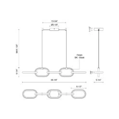 Airen LED Linear Pendant Light -City Lights Store kuzco lighting airen led linear pendant light line drawing 25119ed2 0f41 42fd 8221 a9441a0116ea