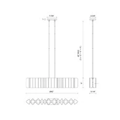 Akira Linear Pendant Light -City Lights Store kuzco lighting akira linear pendant light line drawing 0ac9c992 a78f 4ce6 88a5 d19e3b2cd7e0