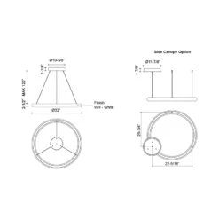 Cumulus Minor LED Pendant Light 15 Cumulus Minor LED Pendant Light -City Lights Store kuzco lighting cumulus minor led pendant light line drawing 02 a9e82822 5a90 4d4a 9e5b 9db48e863bc7