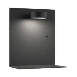 Dresden LED Puck Wall Light With Shelf