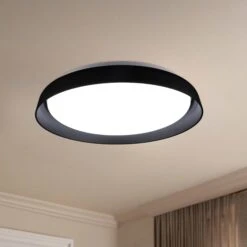 Hampton LED Flush Mount Ceiling Light -City Lights Store kuzco lighting hampton led flush mount ceiling light 101724 02 9b4b45ec 07ea 4555 a5d3 1f48f78661d8