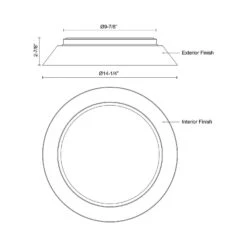 Jasper LED Flush Mount Ceiling Light 23 Jasper LED Flush Mount Ceiling Light -City Lights Store kuzco lighting jasper led flush mount ceiling light line drawing 01 9bd95c05 67c7 4231 97da bd63c6bf3dc3