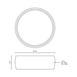 Savile LED Flush Mount Ceiling Light 18 Savile LED Flush Mount Ceiling Light -City Lights Store kuzco lighting savile led flush mount ceiling light line drawing 01 656ea76c ad05 45ca 9fd0 078d993bbf03