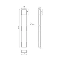 Vail Outdoor LED Wall Light 15 Vail Outdoor LED Wall Light -City Lights Store kuzco lighting vail outdoor led wall light line drawing 02 a9034f91 520c 43be bd84 c56e33bc5e8a