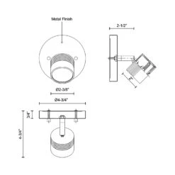 Lyra Monopoint Spot Light -City Lights Store kuzco lyra single led track kit line drawing nh