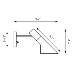 AJ Wall Light By Louis Poulsen - OVERSTOCK -City Lights Store louis poulsen aj wall light line drawing 01
