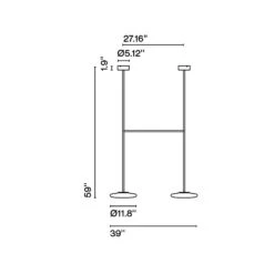 Marset Ihana LED Pendant Light -City Lights Store marset ihana led pendant light line drawing 03 63bfe900 b966 4da8 ae60 3626e84f812b
