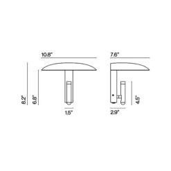 Marset Konoha LED Wall Light -City Lights Store marset konoha led wall light line drawing 01 504b3c64 de1e 4566 8b0a 59fd6465542a