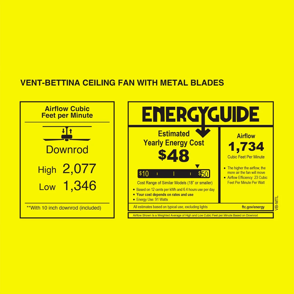 Vent-Bettina Indoor / Outdoor Ceiling Fan 13 Vent-Bettina Indoor / Outdoor Ceiling Fan - Image 11