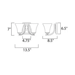 Aurora Bath Vanity Light -City Lights Store maxim lighting aurora bath vanity light line drawing 01 bc9321c4 843b 4cd4 abf2 7fb374907558