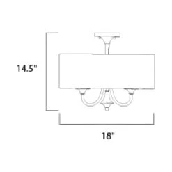 Bongo Drum Semi-Flush Convertible Pendant Light -City Lights Store maxim lighting bongo drum semi flush convertible pendant light line drawing 5801d7d2 e3c8 410f 983c a6c088f62a14